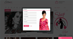 Desktop Screenshot of ethnicoutfits.com